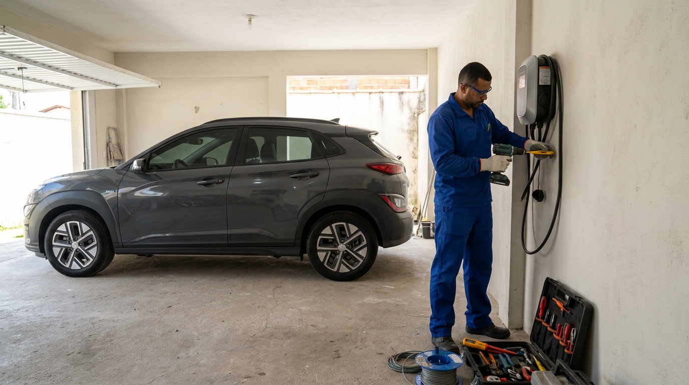 Instalacao de carregador de carro eletrico em São Luís‑MA