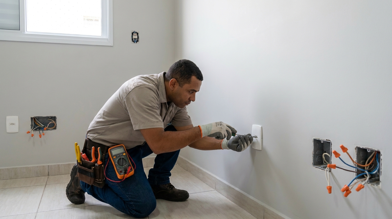 Instalacao de tomada e interruptor em São Luís‑MA